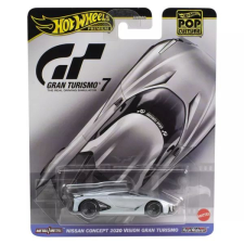 Mattel Hot Wheels: Pop Culture - Gran Turismo 7 Nissan Concept 2020 kisautó autópálya és játékautó