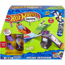 Mattel Hot Wheels Skates Fingerboard Skatepark autópálya és játékautó