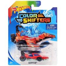 Mattel Hot Wheels színváltós kisautó Scorpedo autópálya és játékautó