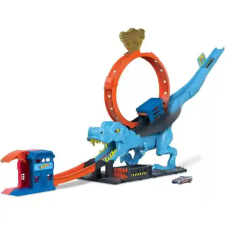 Mattel Hot Wheels T-rex hurokpálya kisautóval autópálya és játékautó