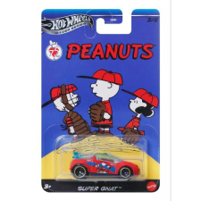 Mattel Hot Wheels: Tematikus kisautó - Peanuts, piros autópálya és játékautó