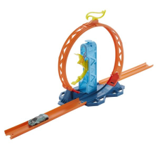 Mattel Hot Wheels Track Builder: Gyorsítóhurok pályaszett autópálya és játékautó