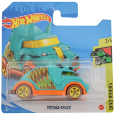 Mattel Hot Wheels: Tricera-Truck türkizkék kisautó 1/64 - Mattel autópálya és játékautó