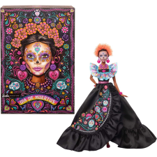 Mattel HRM72 Barbie Signature Día de Muertos 2024 Fodros fekete ruha gyűjtői baba baba