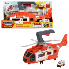Mattel HXM74 Matchbox Mentőhelikopter 40cm - Narancs (HXM74) autópálya és játékautó
