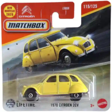 Mattel Matchbox 1970 Citroën 2CV kisautó autópálya és játékautó