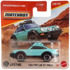 Mattel Matchbox 1985 Porsche 911 Rally kisautó autópálya és játékautó