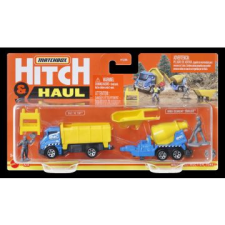 Mattel Matchbox: hitch and haul - mbx off road kisautó szett, tilt n tip autópálya és játékautó