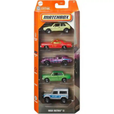 Mattel Matchbox kisautók 5 darabos szett - MBX Retro™ II autópálya és játékautó