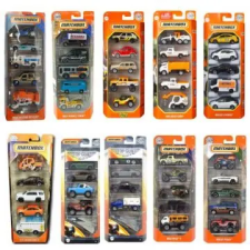 Mattel Matchbox: kisautók 5 db-os csomagolásban - többféle autópálya és játékautó