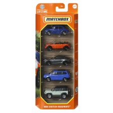Mattel Matchbox szett 5 fém autóból Mbx British Roadways méretarány 1:64 autópálya és játékautó