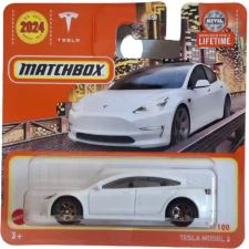 Mattel Matchbox Tesla Model 3 kisautó autópálya és játékautó