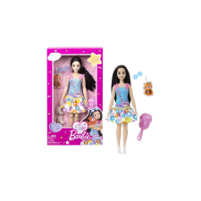 Mattel Mattel: Első Barbie babám - Renee fekete hajú 34cm (HLL22) játékfigura