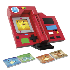 Mattel MEGA Construx Pokemon kompatibilis építőjáték Kanto régió Pokédex barkácsolás, építés