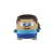 Mattel Minecraft plüss figura - Cuutopia - Steve (HJJ10-HJJ12)