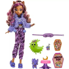 Mattel Monster High Creepover Party - Clawdeen Wolf baba kiegészítőkkel játékfigura