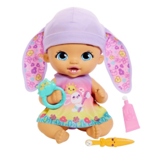 Mattel My Garden Baby: Édi-Bébi gondoskodás baba - lila nyuszi baba