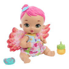 Mattel My Garden Baby: Édi-Bébi Gondoskodás baba - Rózsaszín flamingó kreatív és készségfejlesztő