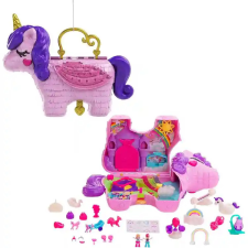 Mattel Polly Pocket unikornis party játékkészlet játékfigura