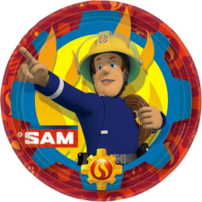 Mattel Sam a Tűzoltó papírtányér 8 DARABOS, 23 cm Nr1 party kellék