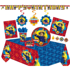 Mattel Sam a Tűzoltó party szett 64 DARABOS party kellék