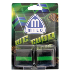 MATTES Hungaria Kft Milo Cube wc-kocka tartályhoz fenyő 2x50g tisztító- és takarítószer, higiénia