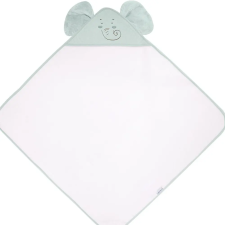 Matti Kikkaboo fürdõlepedõ kapucnis 90x90cm elefántos menta babatörülköző, kifogó