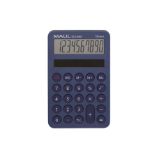 Maul Számológép, asztali, 10 számjegy, maul "eco md 1", kék 7275034 számológép
