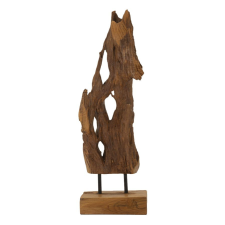 Mauro Ferretti Akar sculpture teak 18x13x55cm dekorációs kellék