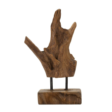 Mauro Ferretti Akar sculpture teak 20x11x34cm dekorációs kellék