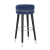 Mauro Ferretti Bar stool paris blu/silver ø 35x74cm