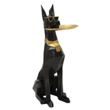 Mauro Ferretti Dog ory w/tray 30x64x91cm dekorációs kellék