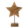 Mauro Ferretti Star sculpture teak 28x1242cm