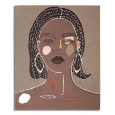 Mauro Ferretti Wall painting tribal -a- 80x2,8x100cm fényképkeret