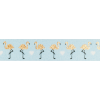Max Bringmann KG Folia mintás ragasztószalag (5m x 15mm) kék, flamingós, Washi Tape