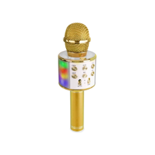Max KM15G Karaoke mikrofon Led fényekkel, Bluetooth, MP3, hangváltoztatás játékhangszer
