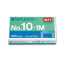Max Tűzőkapocs Max No.10 1000 db/doboz gemkapocs, tűzőkapocs