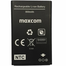 MaxCom Akkumulátor Maxcom MM705/710/730/820/823/ 824 800mAh NTC BL-4C mobiltelefon, tablet alkatrész