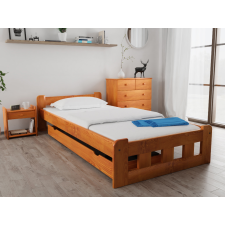 Maxi Drew Naomi magasított ágy 80x200 cm, égerfa Ágyrács: Ágyrács nélkül, Matrac: Somnia 17 cm matrac ágy és ágykellék