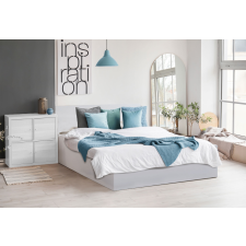 Maxi Drew SOFIA ágy 120 x 200 cm, fehér Ágyrács: Ágyrács nélkül, Matrac: Coco Maxi 23 cm matrac ágy és ágykellék