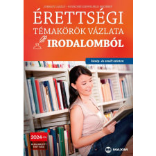 Maxim Érettségi témakörök vázlata irodalomból (közép- és emelt szinten) 2024-től alkalmazott érettségi tankönyv