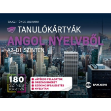 Maxim Könyvkiadó Tanulókártyák angol nyelvből A2-B1 szinten haladóknak nyelvkönyv, szótár
