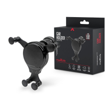 Maxlife univerzális szellőzőrácsba illeszthető autós tartó - Maxlife MXCH-06 CarHolder - fekete mobiltelefon kellék