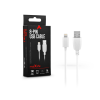 Maxlife USB - Lightning adat- és töltőkábel 1 m-es vezetékkel - Maxlife 8-PIN   USB Cable - 5V/1A - fehér (TF-0113)