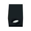 Maxlight Basic Square fekete mennyzeti lámpa (MAX-C0071) GU10 1 izzós IP20