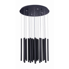 Maxlight -P0419D ORGANIC Fekete Színű Függeszték 33XLED 1W IP20 világítás