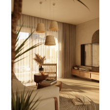 Maxlight Pot natúr-fehér függesztett lámpa (MAX-P0582) E27 1 izzós IP20 világítás