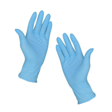 Maxter Gumikesztyű nitril púdermentes XS 200 db/doboz Maxter kék védőkesztyű