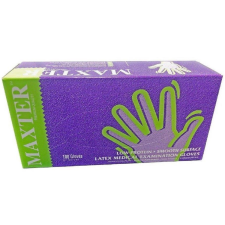Maxter Latex kesztyű, enyhén púderozott (fehér*, XL -100 db) védőkesztyű