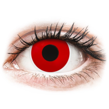 MaxVue Vision ColourVUE Crazy Lens Red Devil - dioptriával (2 db lencse) kontaktlencse